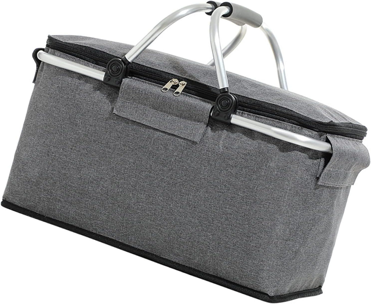 Insulated Cooler Basket Foldable Large Capacity for