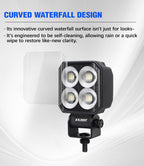 Exzeit 3 inch Led Work Lights for Truck Tractors Mini Excavator Forklift