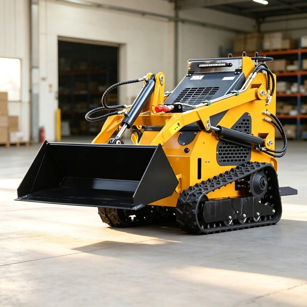 Versatile Mini Skid Steer Loader with Hydraulic Drive Electric Mini Skid Steer Compact Track Loader with