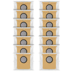 Replacement Dust bags for eufy L50 SES, L60 SES Self-Empty Station, Large Capacity,14 Pack