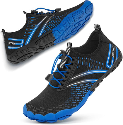 Hiking Barefoot Water Shoes for Women Men Beach Swim Pool Quick Dry | Aqua River Athletic Wide Toe Outdoor Sport