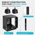 12U Wall Mount Server Rack Cabinet for 19'' IT Equipment, AV Device