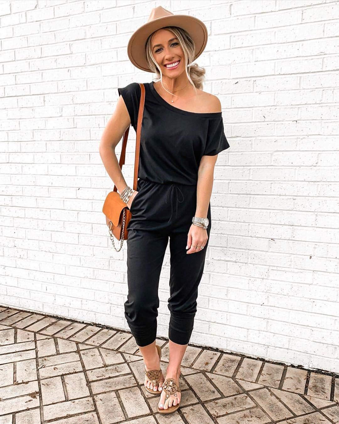 Jumpsuits for Women Summer Off Shoulder Romper