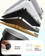 Silkland 8 Pack Snap-Lock Cable Clips, 360° Rotatable Cord Holder for Desk