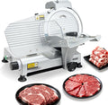 Commercial Meat Slicer, 320W Electric Deli Slicer Machine with 10 inch SUS420 Blade, 0-0.4 inch Adjustable Thickness