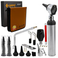 ENT Diagnostic Kit - Ear, Nose, Throat Examination Instruments Set - Otoscope, Opthalmoscope, Earwax Remover, Nasal