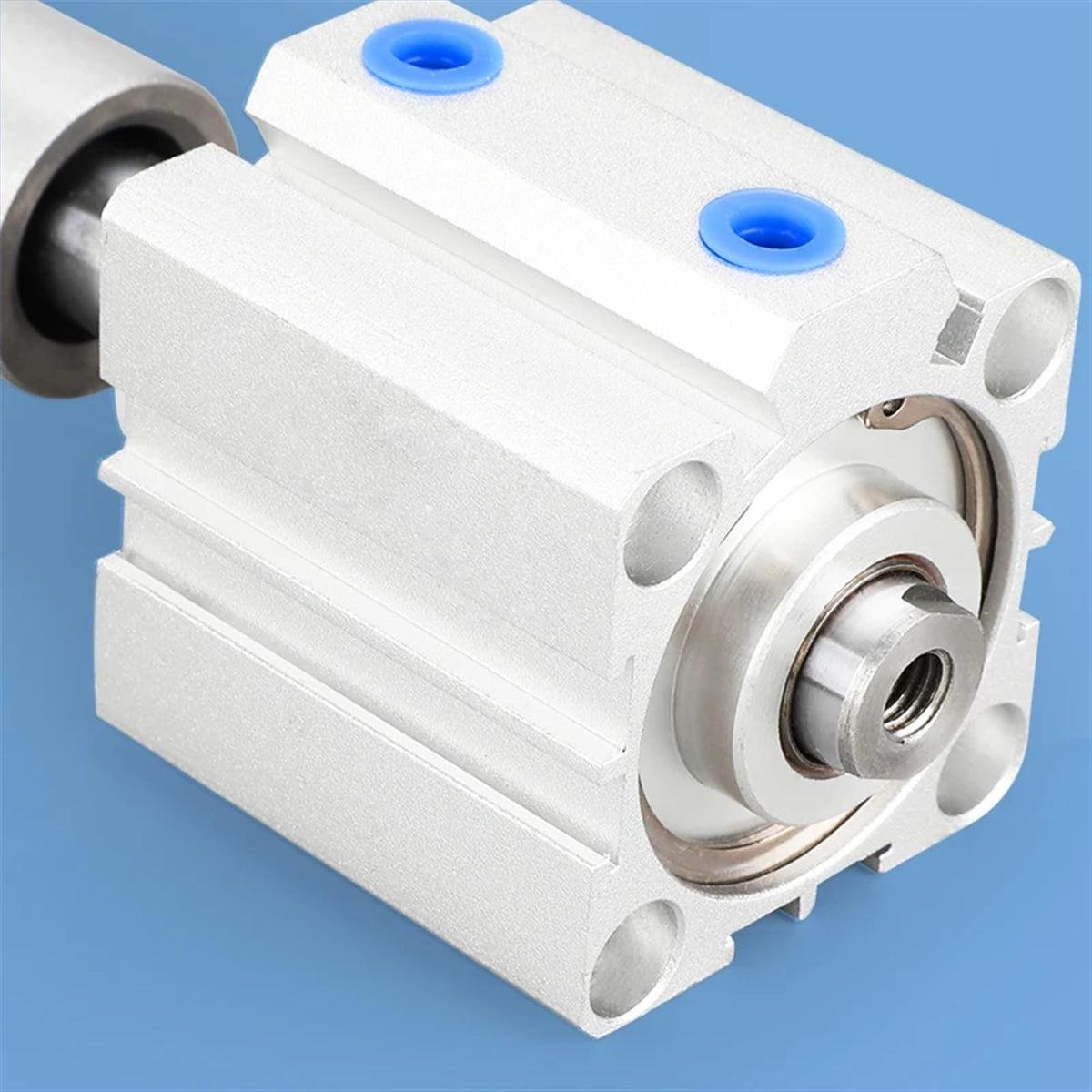 1pcs Cylinder Pneumatic SDAJ Compact Air Cylinde(Stroke100-50,Bore25-S)