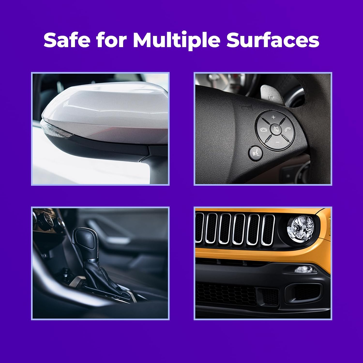Plastic Restorer for Cars (8.45 fl oz), User Friendly Car Trim Restorer, Quick Plastic Trim Restorer with Free Sponge