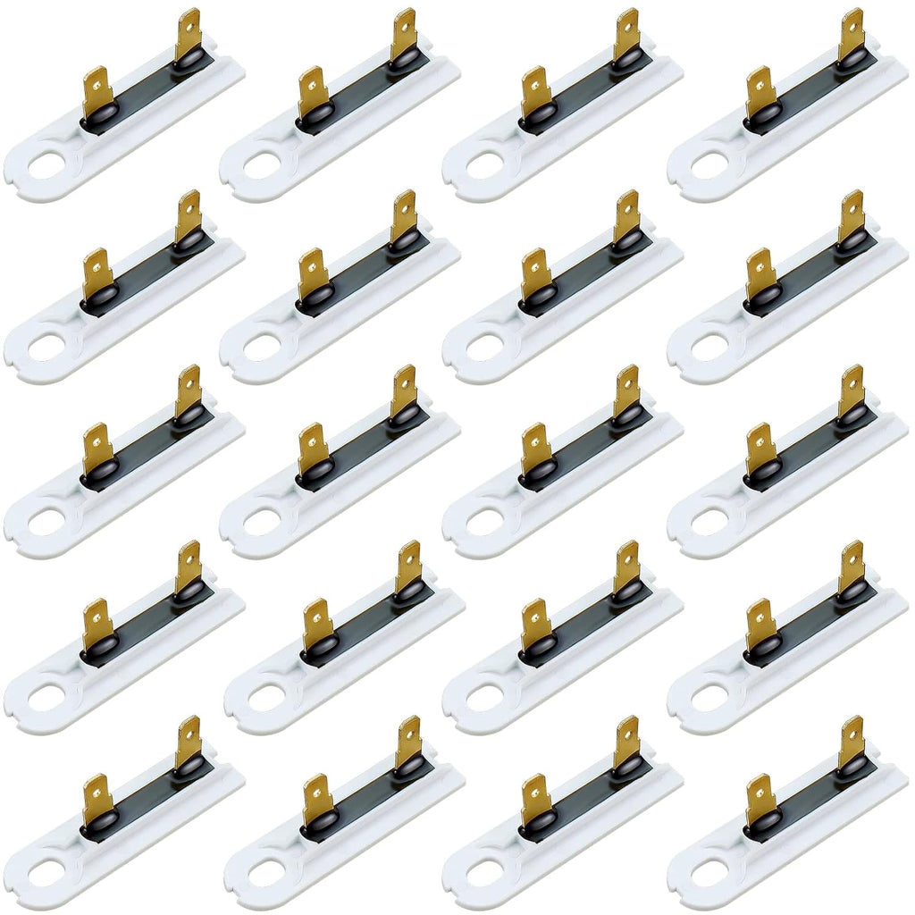 𝙐𝙥𝙜𝙧𝙖𝙙𝙚𝙙 20Pack 3392519 Dryer Thermal Fuse by Techecook - Replacement for Whirl-Pool Ken-More Dryers - Compatible for Part 80005 3388651 WP3392519VP 694511 Thermal Fuse (20 Pack)
