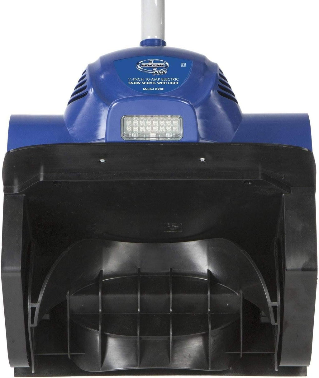 324E Electric Snow Shovel, 10A Motor, 2-Blade Paddle Auger, Adjustable Handle, 2W LED Light, Clears 14-Inch by 6-Inch