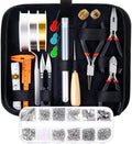 Jewelry Making Supplies Kit with Tools, Wires, Findings for Jewelry Repair and Beading