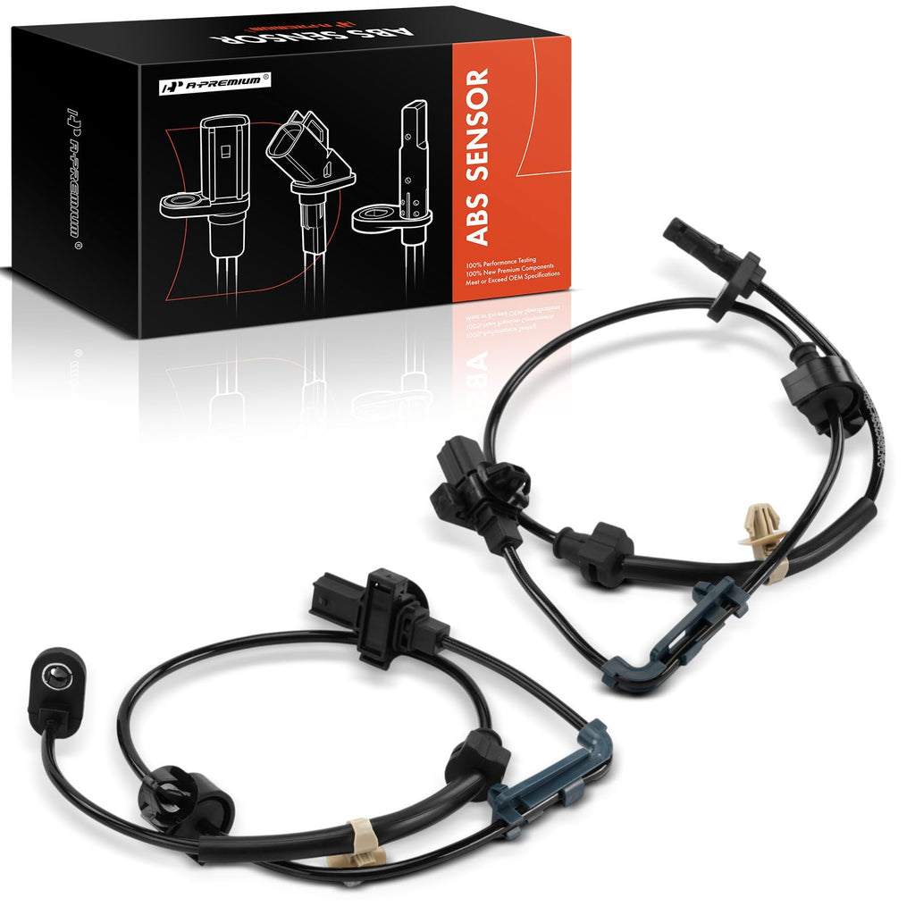 A-Premium Set of 2 Front ABS Wheel Speed Sensor Compatible with Honda