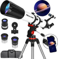 Telescope for Adults High Powered, 90mm Aperture 800mm Refractor | Professional Telescopes, for Astronomy Beginners