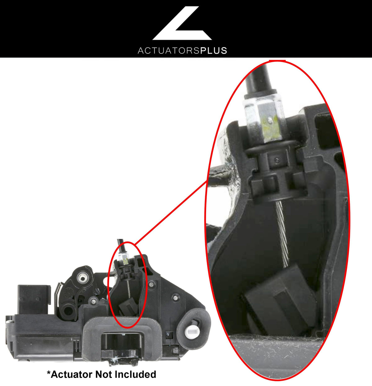for Chevrolet HHR Front Left Drivers Door Lock Actuator Cable 2008-2011 (Front Left - Driver Door)