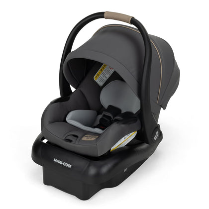 Mico Pro Baby Infant Car Seat with Base, Ventilated Chair, Soft Headrest Pad, Easy-Install Latch, Adjustable Belt