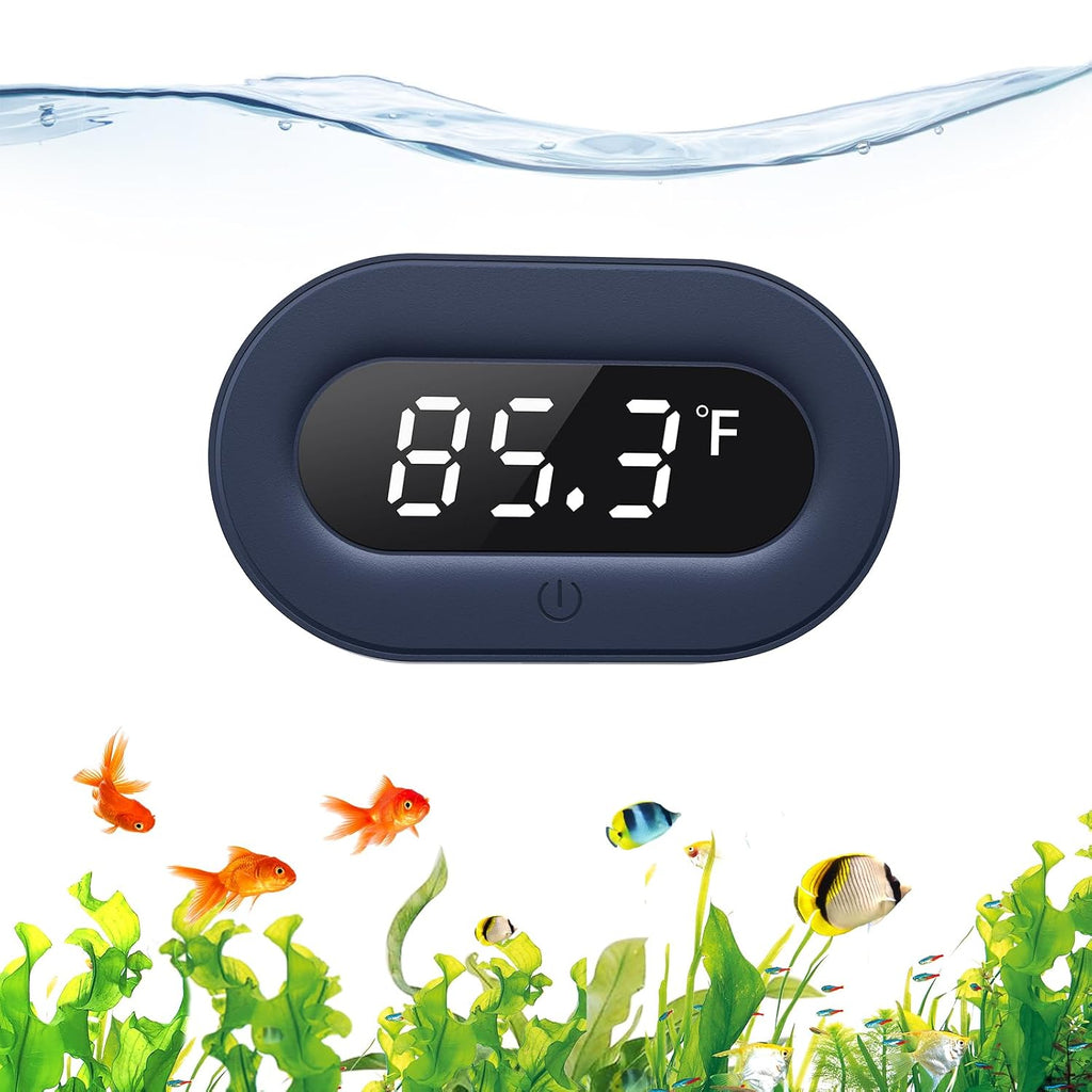 LED Digital Fish Tank Thermometer Stick on Highly Accurate ±0.9℉