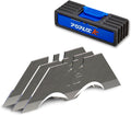 Big Hook Razor Blades for Utility Knife, 20 Pack SK2 Hook Utility Knife Blades, Replacement Refills for Cable Jacket