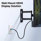 Cable Matters 2-Pack 1-Port 8K HDMI Wall Plate, White