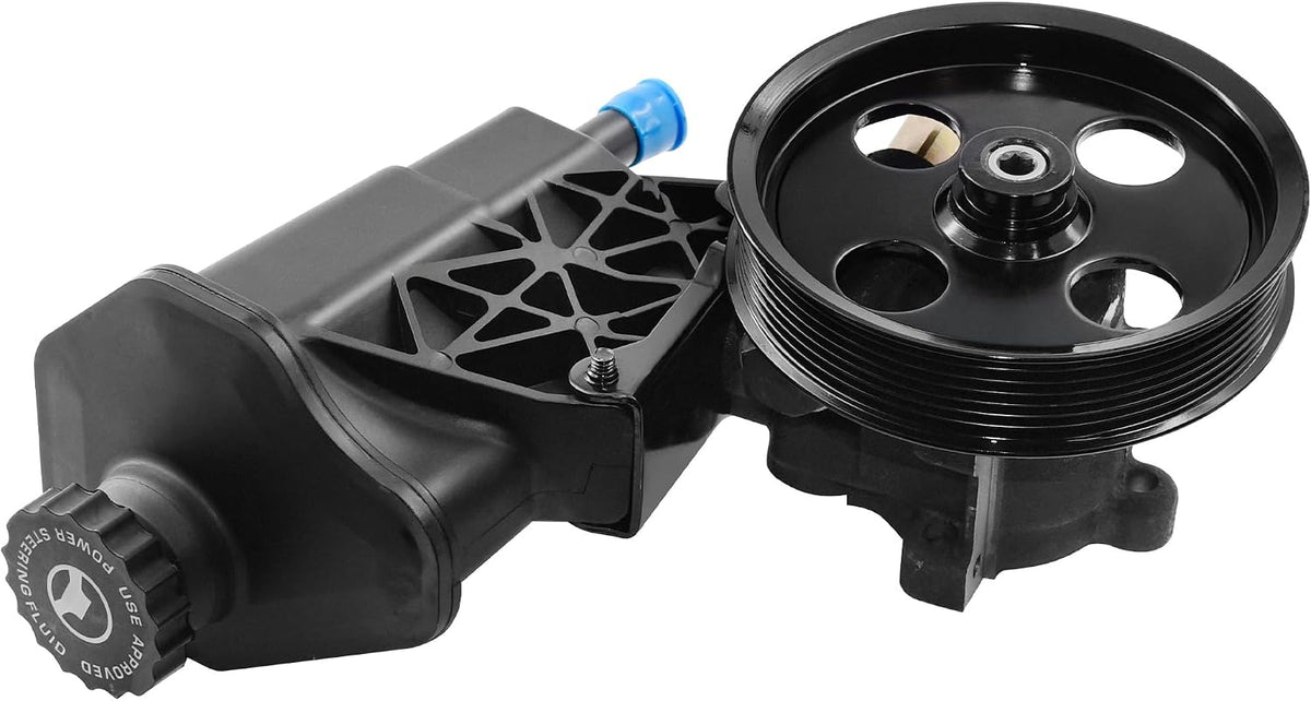 Power Steering Pump with Pulley and Reservoir 20-70269 96-70269 Compatible for 2002-2007 Dodge Ram 1500