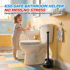 2Pack Toilet Plunger with Holder - Heavy Duty Bathroom Tools