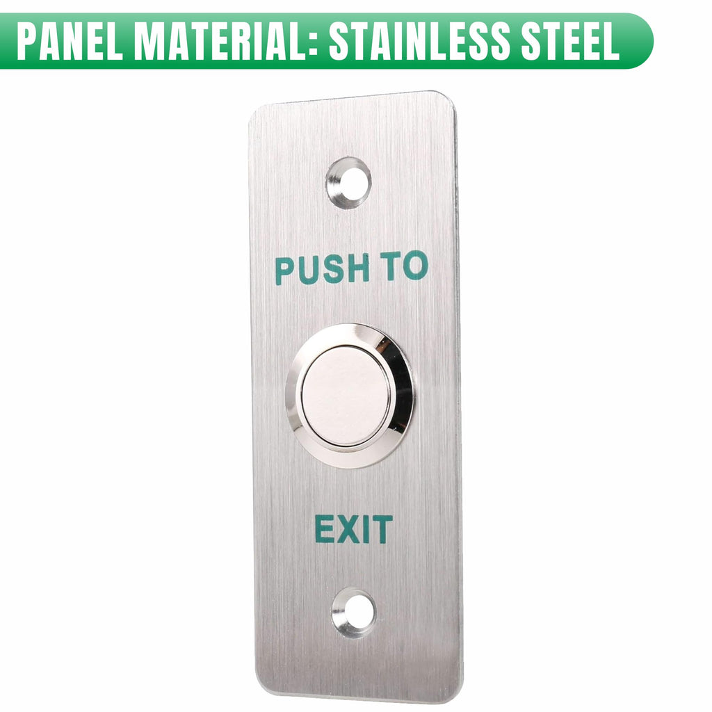 UHPPOTE Momentary Toggle Push to Exit Button Switch NO/COM Contact