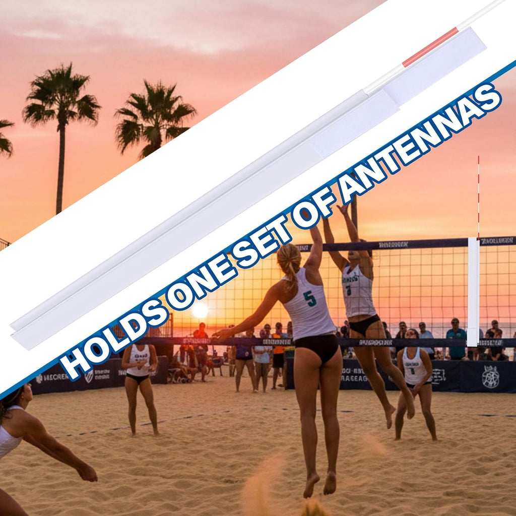 2 Pcs Volleyball Net Antenna Sleeves, 40" Volleyball Antenna Pocket | (No Antennas Included) Indoor and Beach
