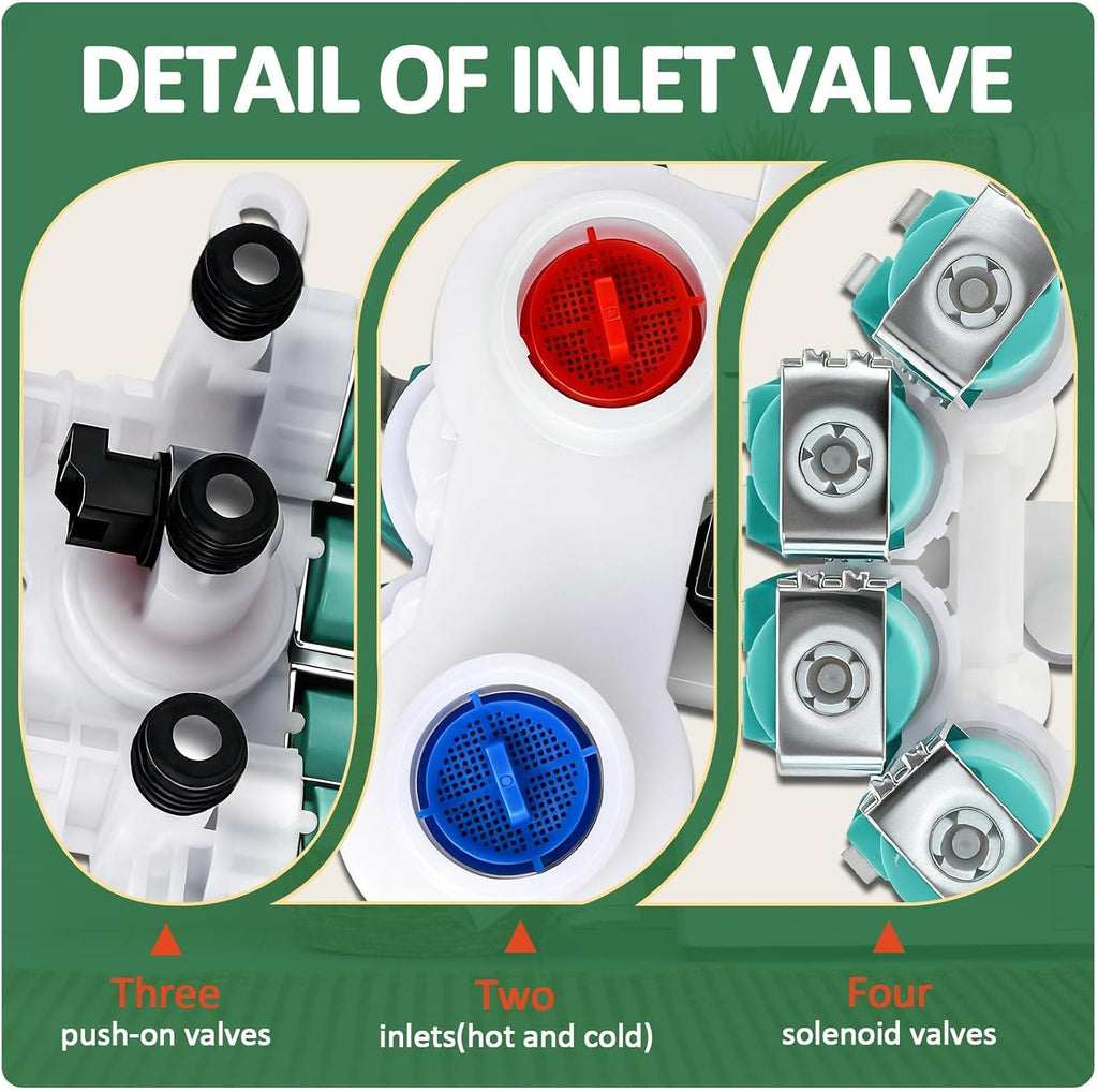 MVWB765FW3 MVWB835DW4 Washer Water Inlet Valve Fit for Maytag Bravos XL
