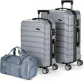 Luggage Sets 3 Piece, Hardside Carry On Suitcase with Spinner Wheels, Lightweight Durable Luggage for Travel | TSA