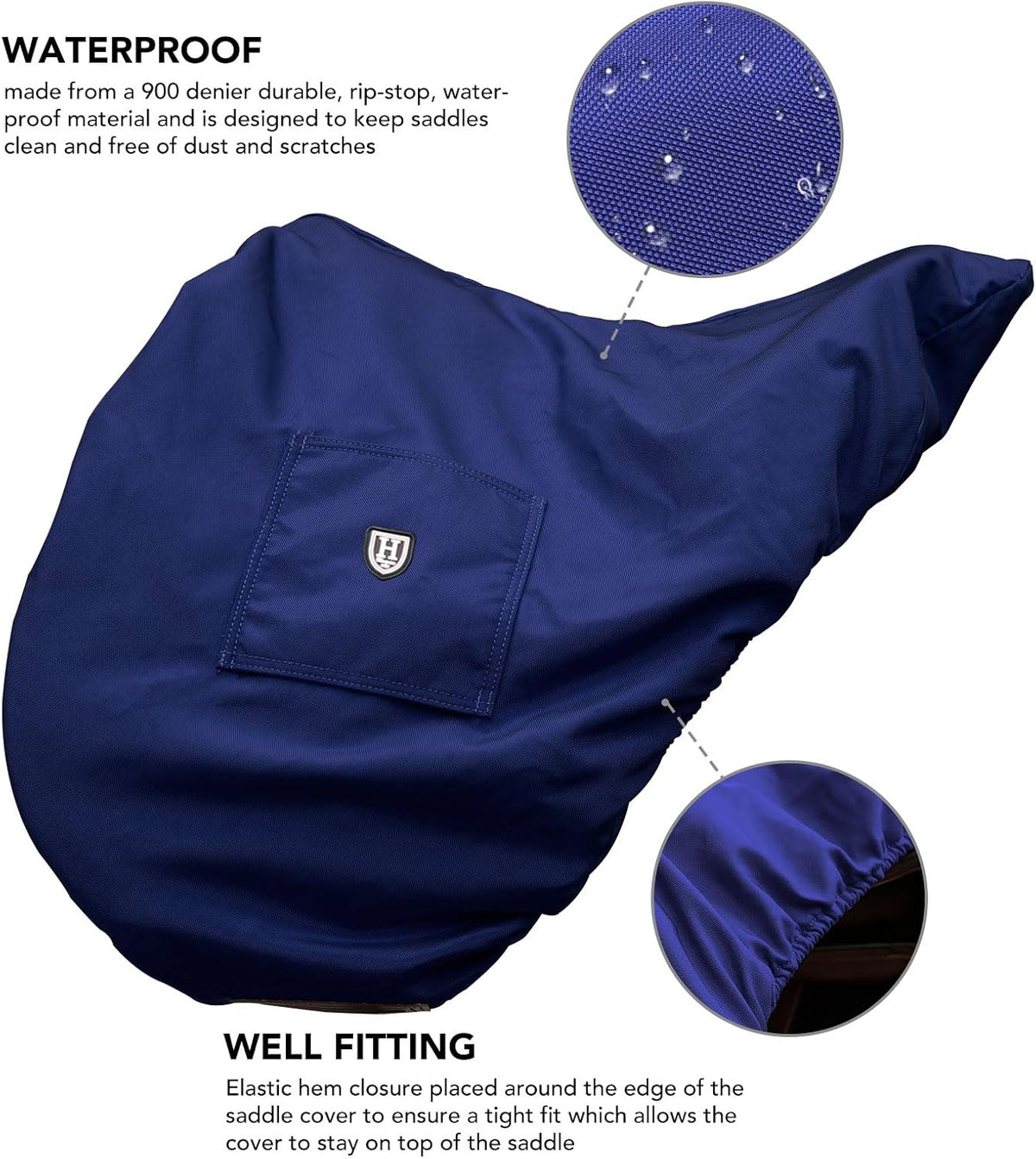Dressage/All Purpose Saddle Cover, Ride-on Saddle Cover