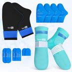 Cold Socks & Hands Ice Pack for Chemo Must Haves, Blue, XL