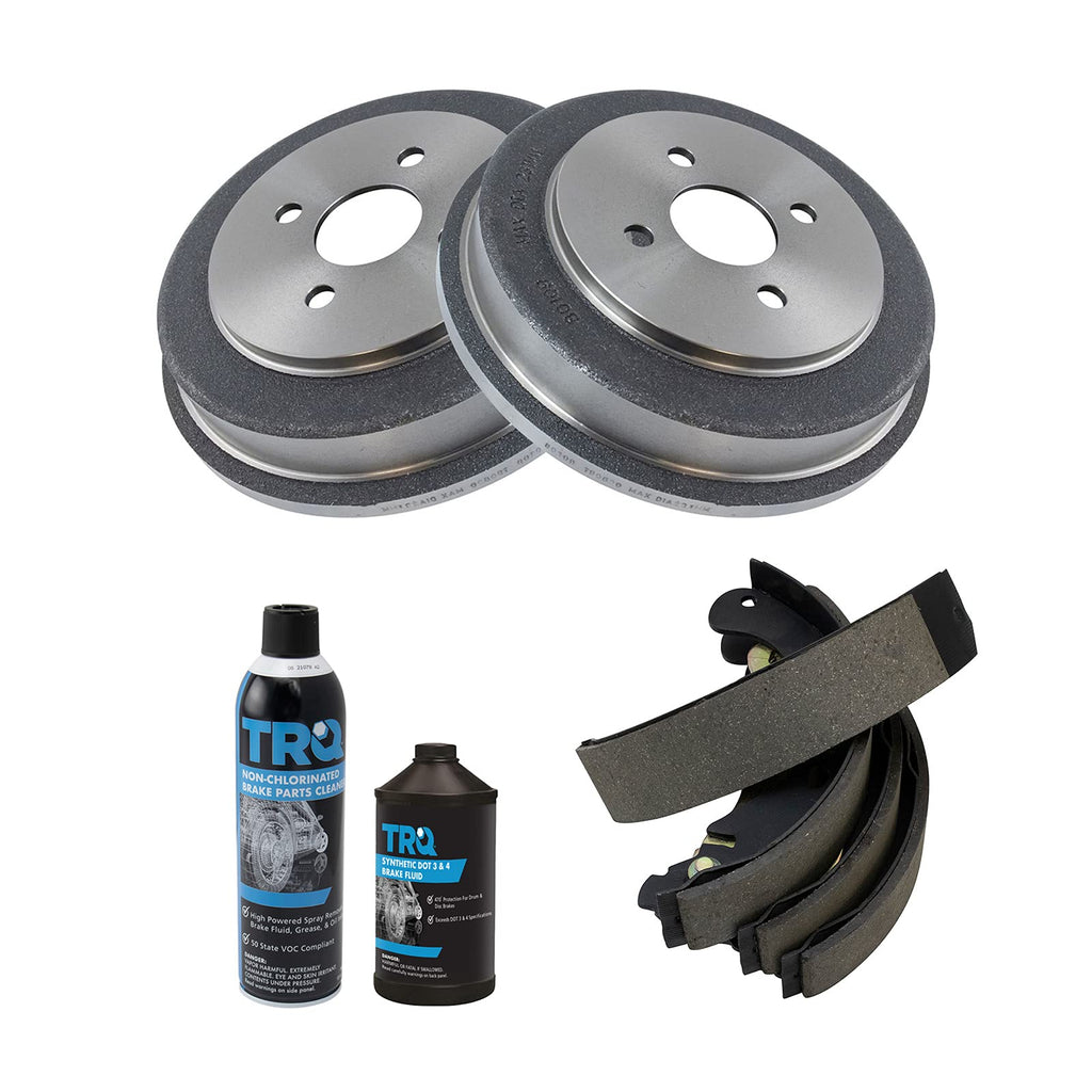TRQ Rear Brake Shoe & Drum Kit