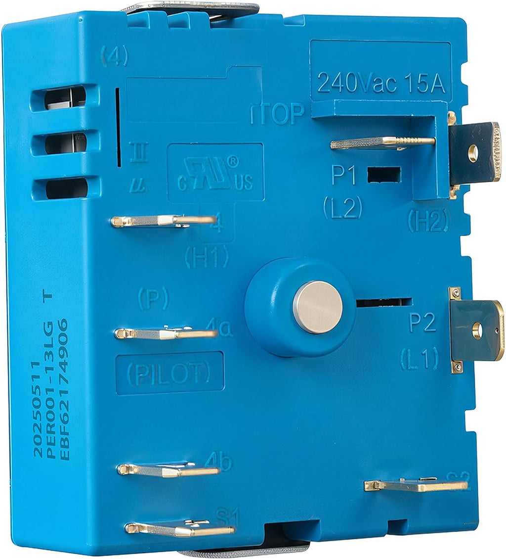 PER001-13S T, PER001-13LG T OEM Range Switch Rotary Replacement for LG Electric Range EBF62174901, EBF62174906