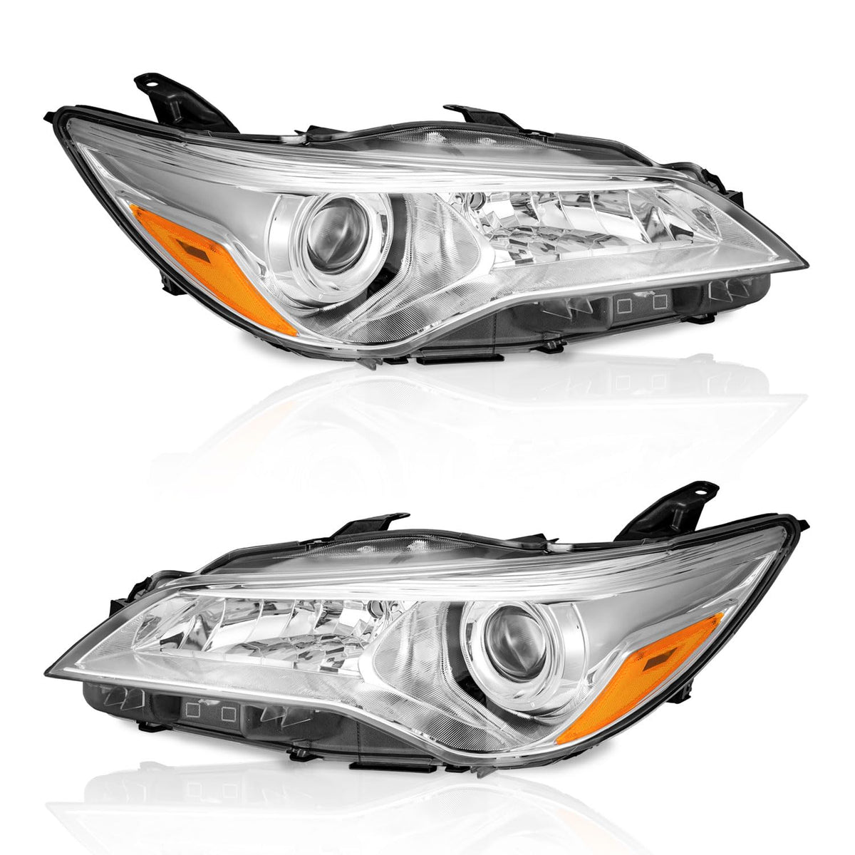 Halogen Headlights Assembly for 2015-2017 Toyota Camry LE/SE