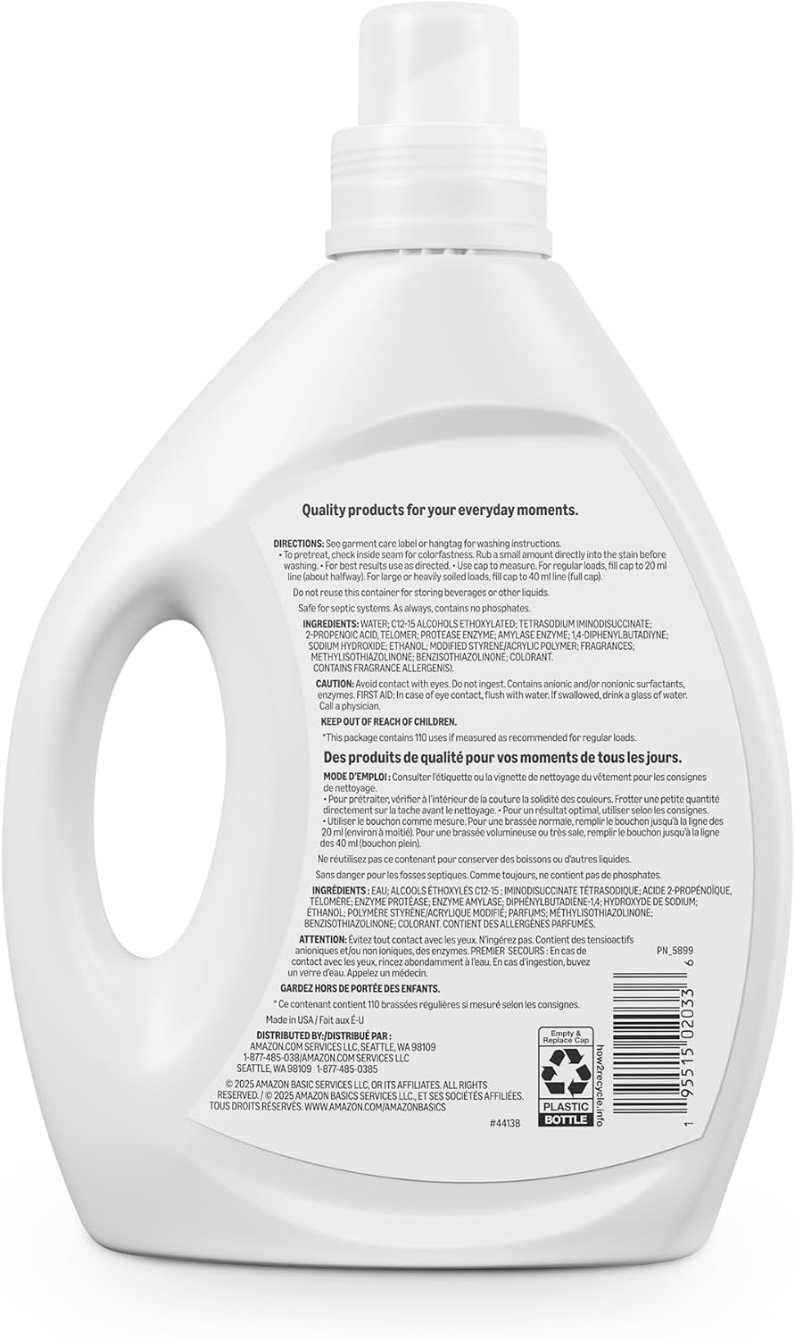 Concentraded Liquid Laundry Detergent Fresh
