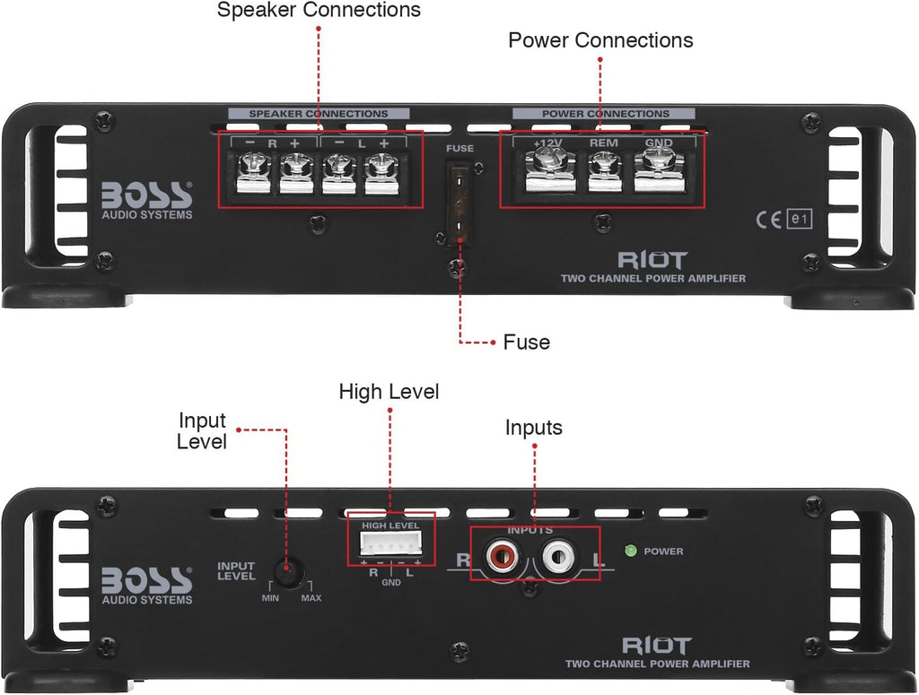R1002 200 Watt 2 Channel Bridgeable Car Amplifier