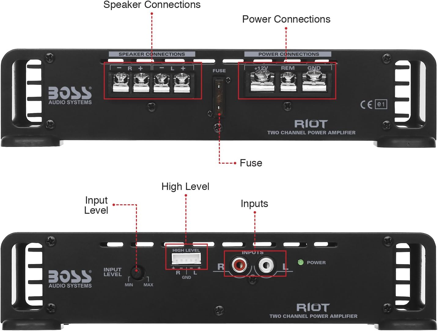 R1002 200 Watt 2 Channel Bridgeable Car Amplifier