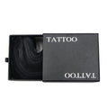 Tattoo Clip Cord Covers,DOWEI One Box of 100PCS Plastic Black Clip Cord Sleeves,Tattoo Clip Cord Bags for Tattoo