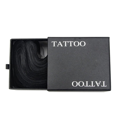 Tattoo Clip Cord Covers,DOWEI One Box of 100PCS Plastic Black Clip Cord Sleeves,Tattoo Clip Cord Bags for Tattoo