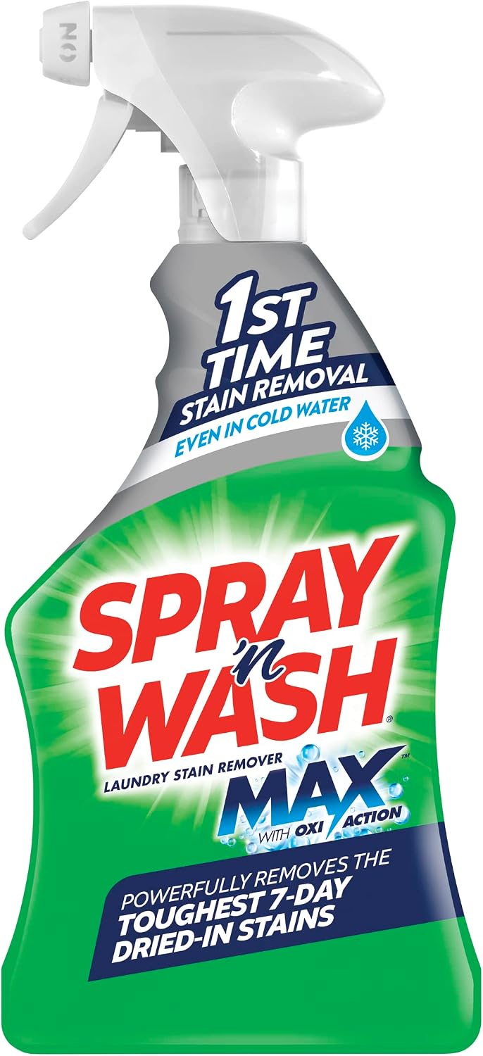 Max Laundry Stain Remover Spray for Clothes, 16oz