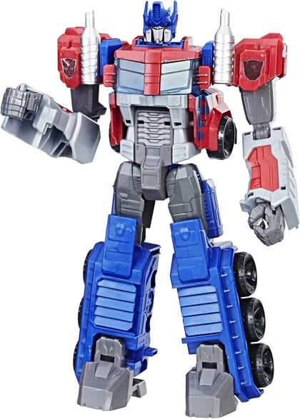 Transformers Toys Heroic Optimus Prime Action Figure - Timeless Large-Scale Figure, Changes into Toy Truck - Toys for