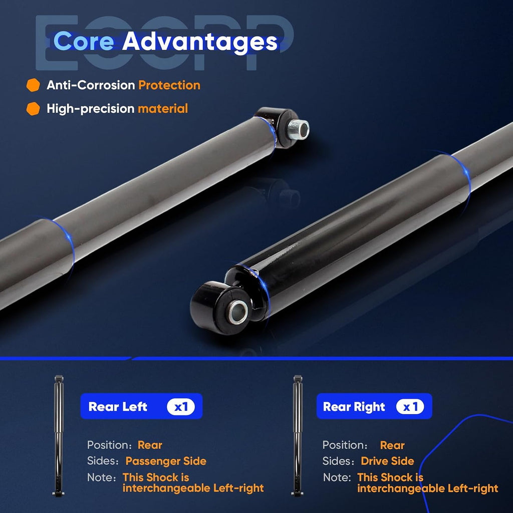 For Chevy,ECCPP Rear Shocks Absorbers Fits 2003-2006 for Chevy SSR