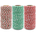 Christmas Cotton String, 984 Feet Gift Wrapping Twine for Holidays