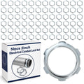 Yaocom 50 Pcs Electrical Conduit Lock Nut Rigid Lock Nut, 2 Inch