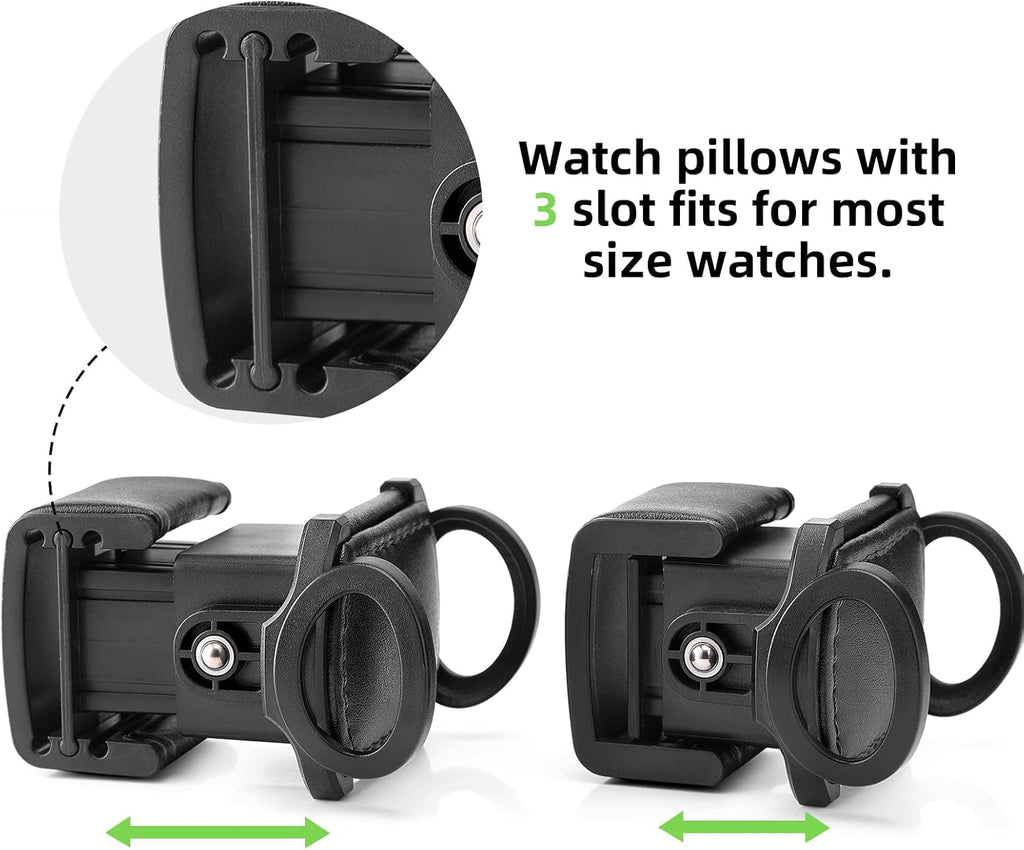 Automatic Double Watch Winder for Men - Watch Winder Box with Jewelry Organizer Tray for Father Husband Dad, Japanese