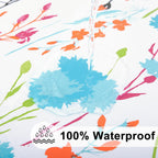 Rectangle Vinyl Tablecloth 6 Foot Elastic Fitted Table Cover