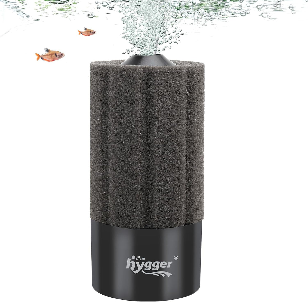 Aquarium Sponge Filter 20-55 Gallon Fish Tank Filter for Breeding Fry Shrimp Snails Betta Air-Powered Filter with