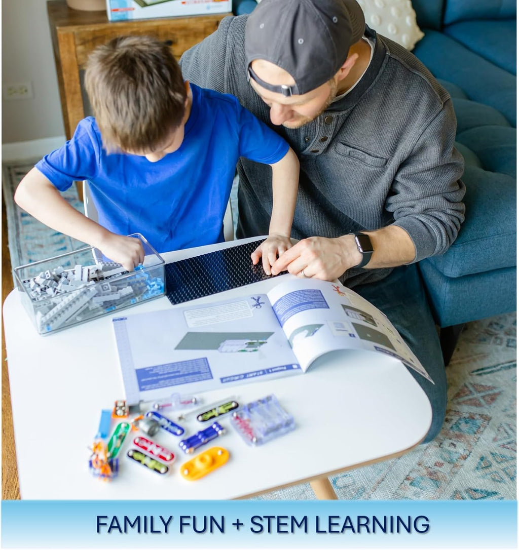 BRIC: Structures | Brick & Electronics Exploration Kit | Over 20 Stem & Brick Projects | Full Color Project Manual |