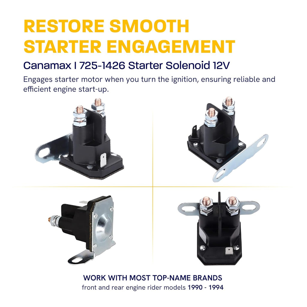 【Upgraded 2026】725-1426 Starter Solenoid - Compatible with MTD 925-1426