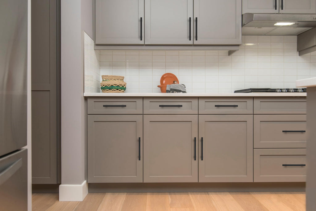 Matte Black Square Cabinet Pulls Handles 5 Inch 30 Pack