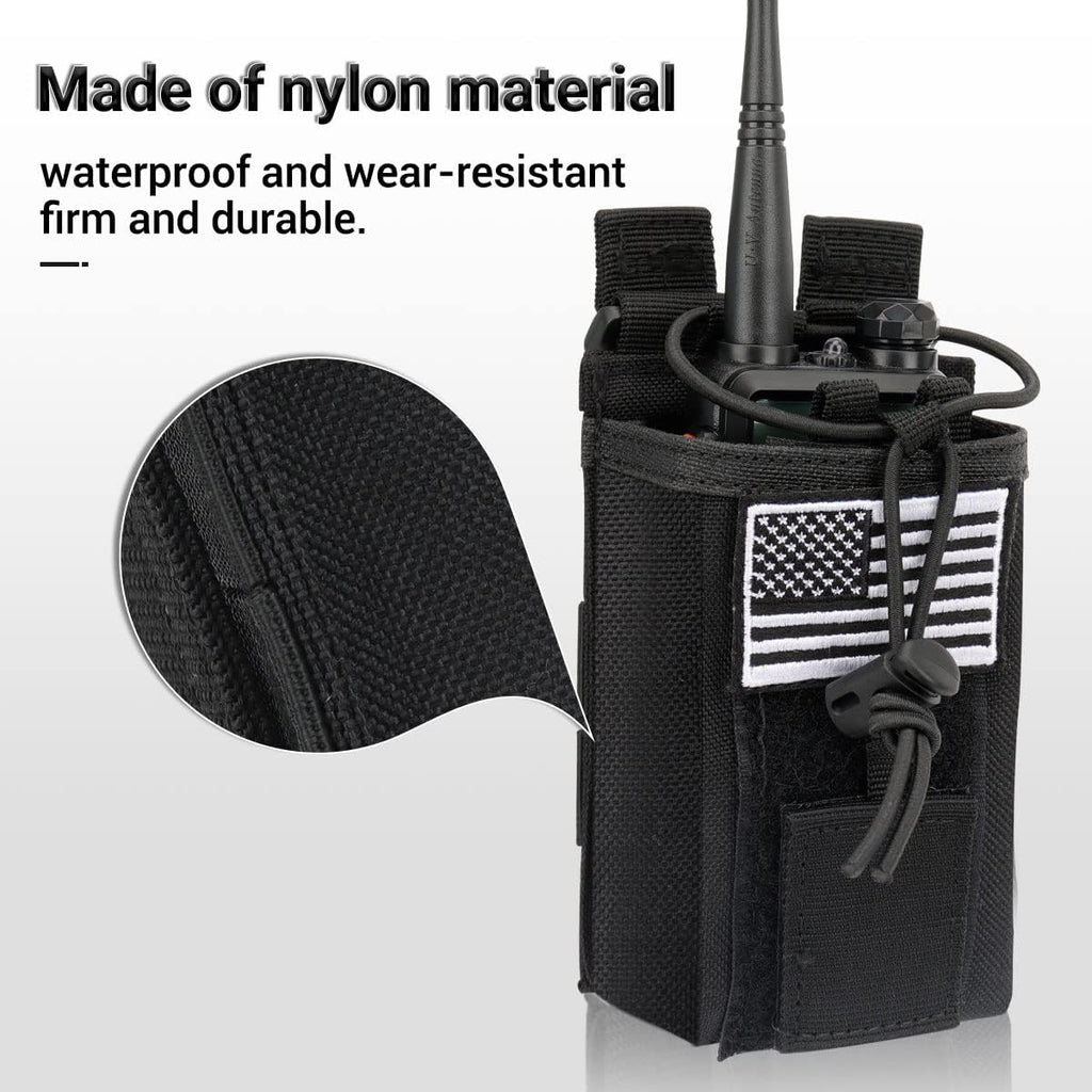 Tactical Radio Holster Case Molle Radio Pouch Military Heavy Case Accessories Radio Holder Duty Belt Holster Bag for